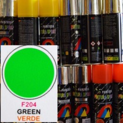 SPRAY 200MLF204 VERDE FLUORESCENTES