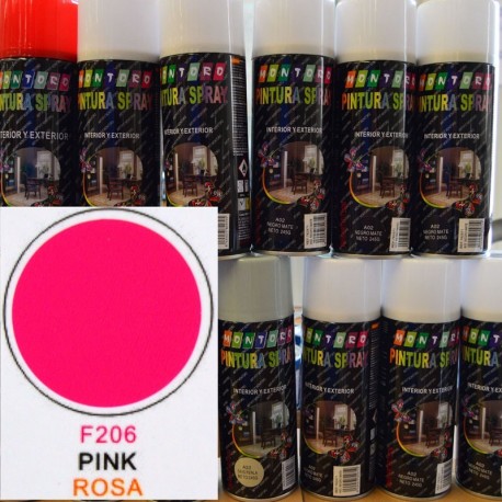 SPRAY 400MLF206 ROSA FLUORESCENTE