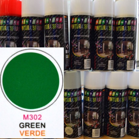 SPRAY 400MLM302 VERDE METALIZADO