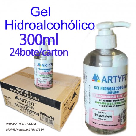 Gel-hidroalcoholico 300ML PAK 24 BOTE