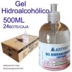 Gel-hidroalcoholico 500ML PACK 24 BOTE